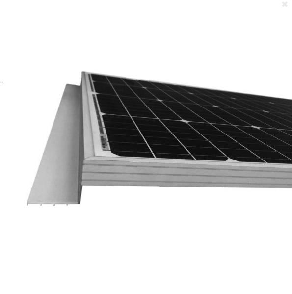 Kit placa solar semiflexible 100W Vechline para furgoneta autocaravana