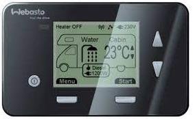 Panel de control programador calefacción Webasto Dual Top EVO para  autocaravanas y furgonetas camper